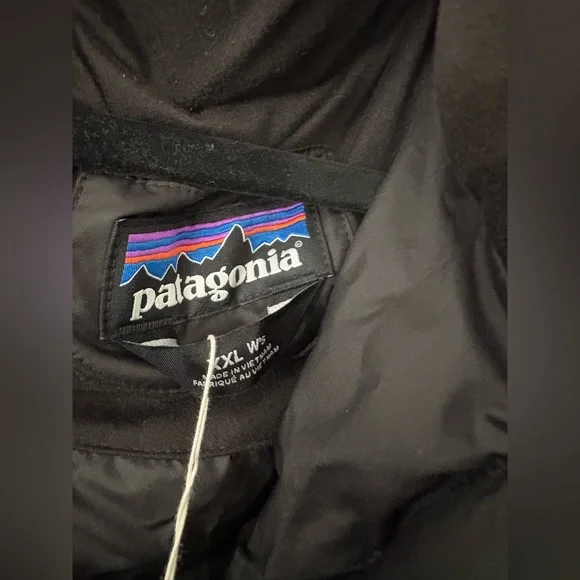 Patagonia Women's Down with it Black Puffer Jacket XXL - Picture 4 of 15